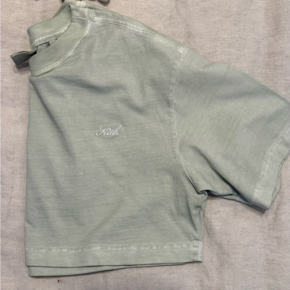 Kith Mint Green cropped Tee